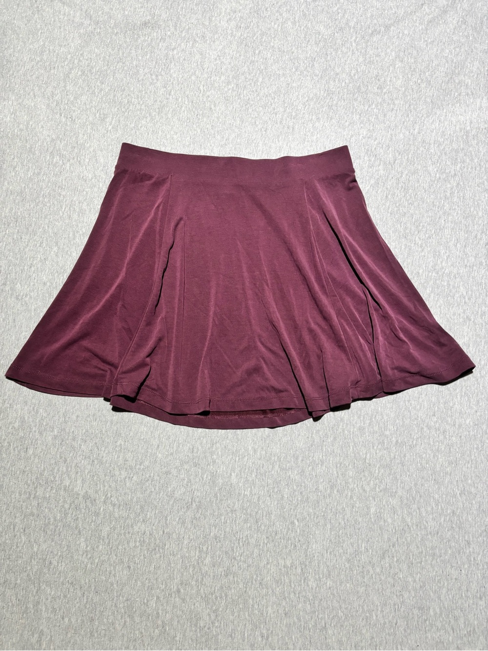 Garage Circle Skater Skirt in Wine
